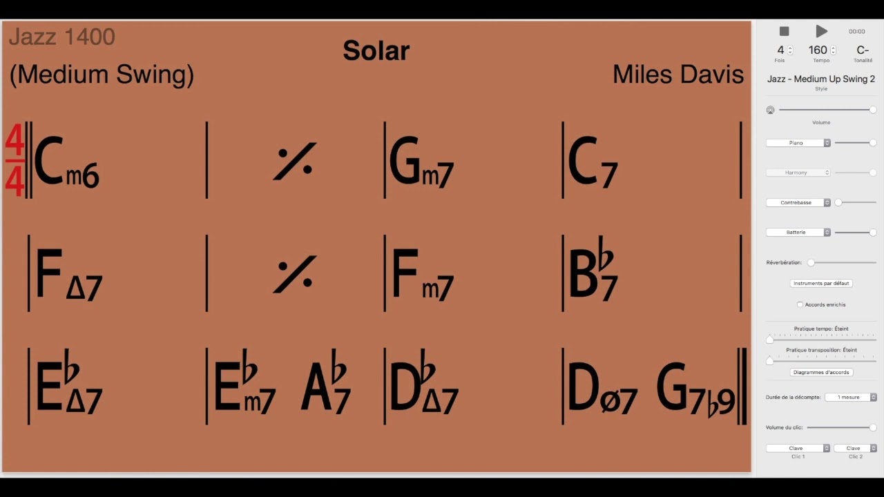 [IRealPro Bass] - Solar - Miles Davis