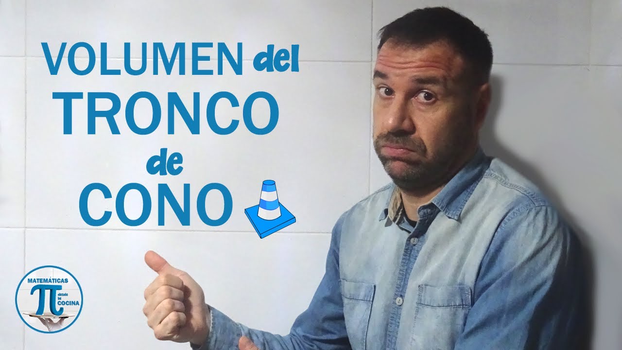 VOLUMEN de un TRONCO de CONO 🚀 ¡Tremendo ejercicio! 🧨 (y no te olvides del RETO final!!!)