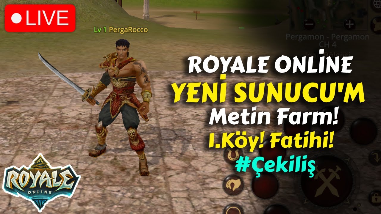 Royale Online - Yeni Sunucum 1.Köy Fatihin Geliyor! PergoRocco #royaleonline #royale2