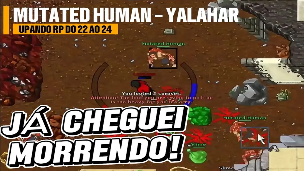 Upando RP do 22 ao 24 em Mutated Human #tibia #mmorpg #solo