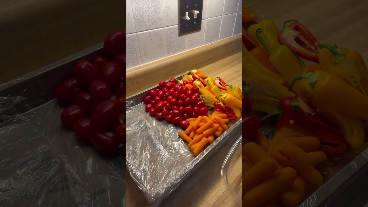 Моя любимая овощная тарелка #овощи #мясныезакуски #дорожныегарниры