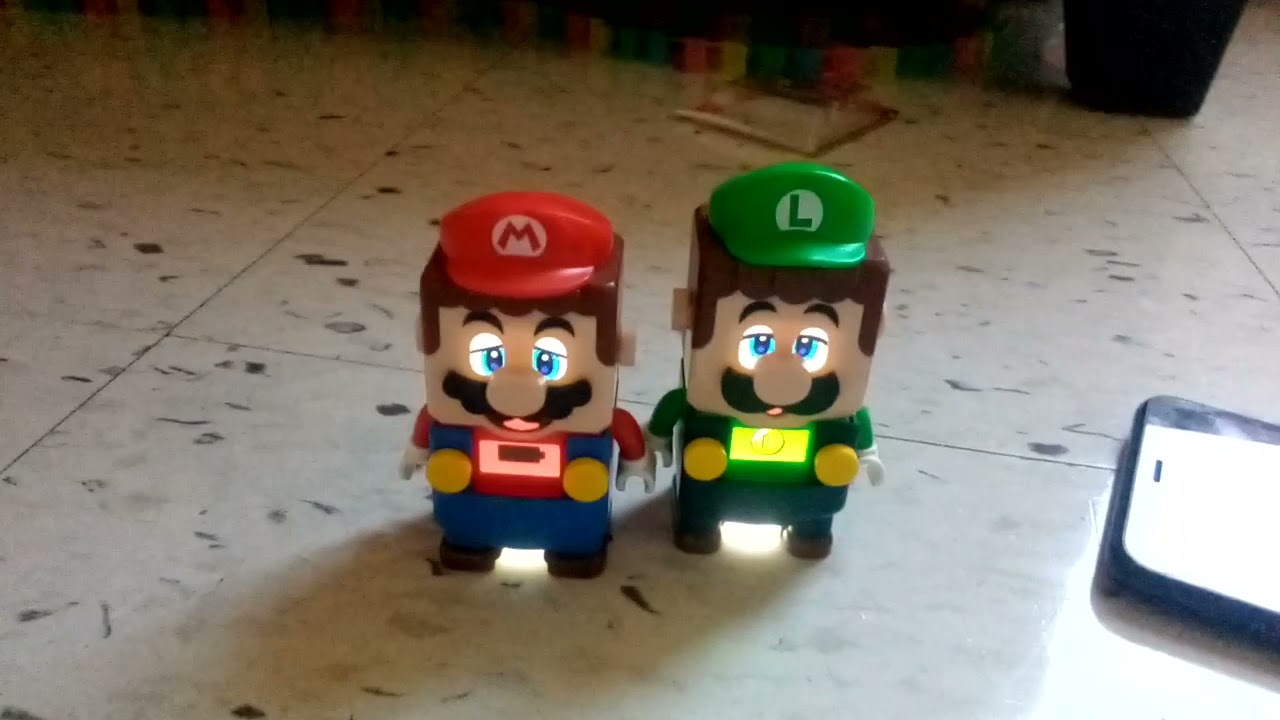 Lego Mario and Lego Luigi Low Battery