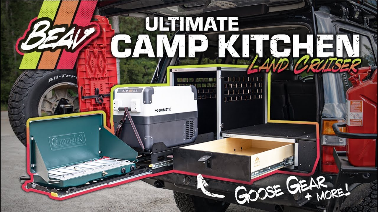 FJ80 Land Cruiser Ultimate Overland Camp Kitchen.