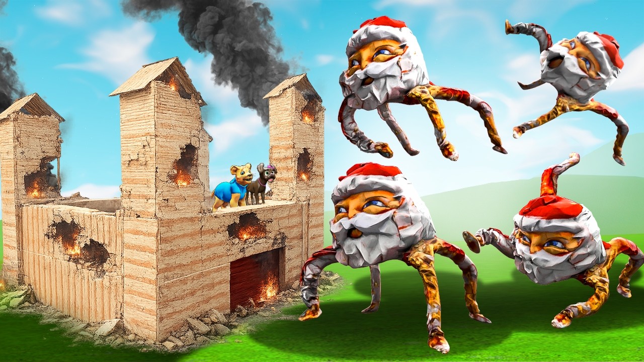 Can GOO GOO GAGA break into my FORT?! (Gmod Sandbox)
