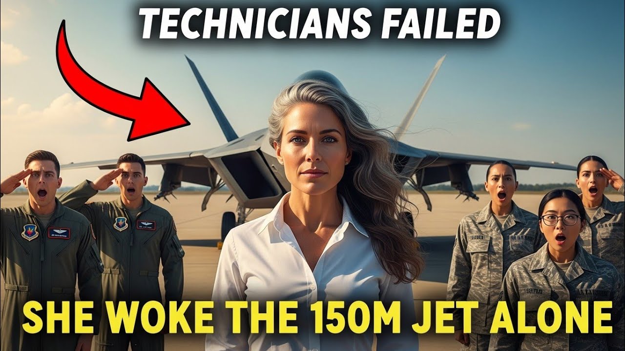 The $150 to $200 Million F-22 Raptor Was Dead on the Tarmac-Then a Silent Woman Fixed It Alone