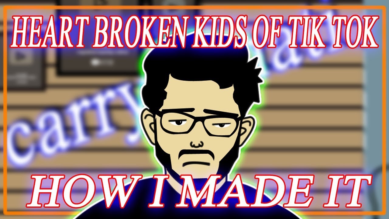 i made carryminati heart broken kids of tik tok animated version