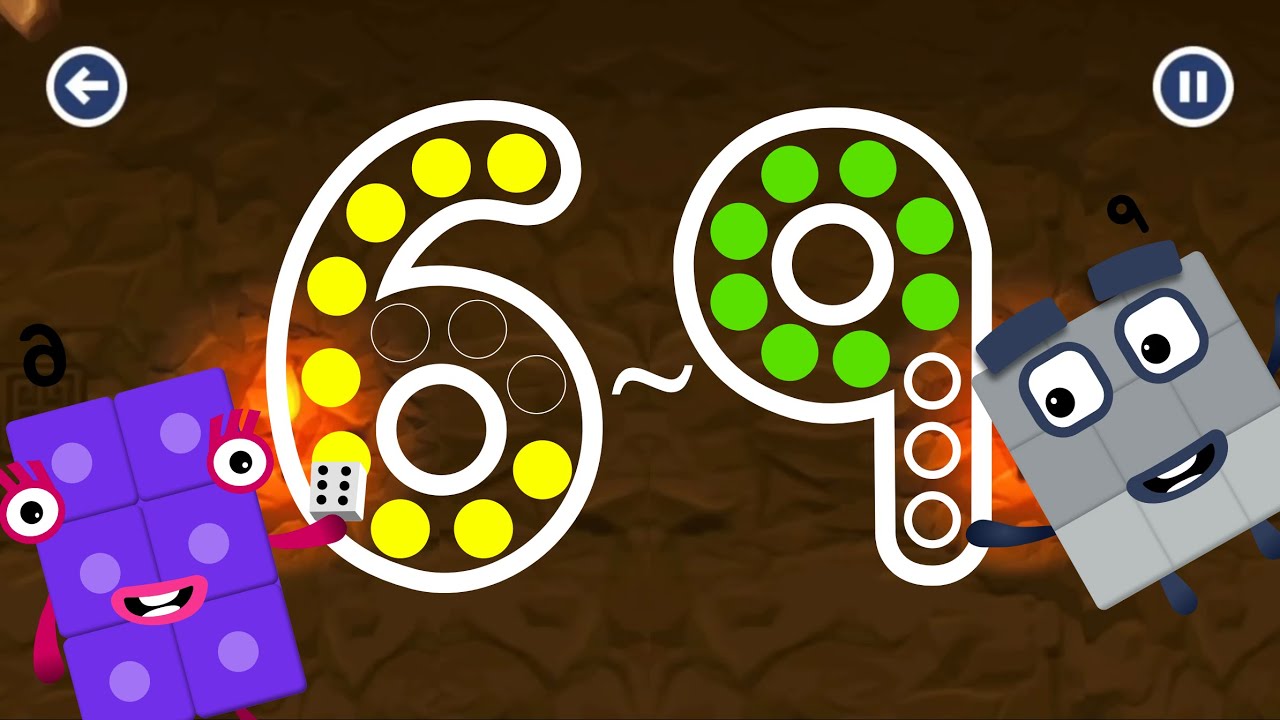 Numberblocks 6 to 9 Magic Run - Numberblocks Six until Nine adventure | Numberblock Game Counting