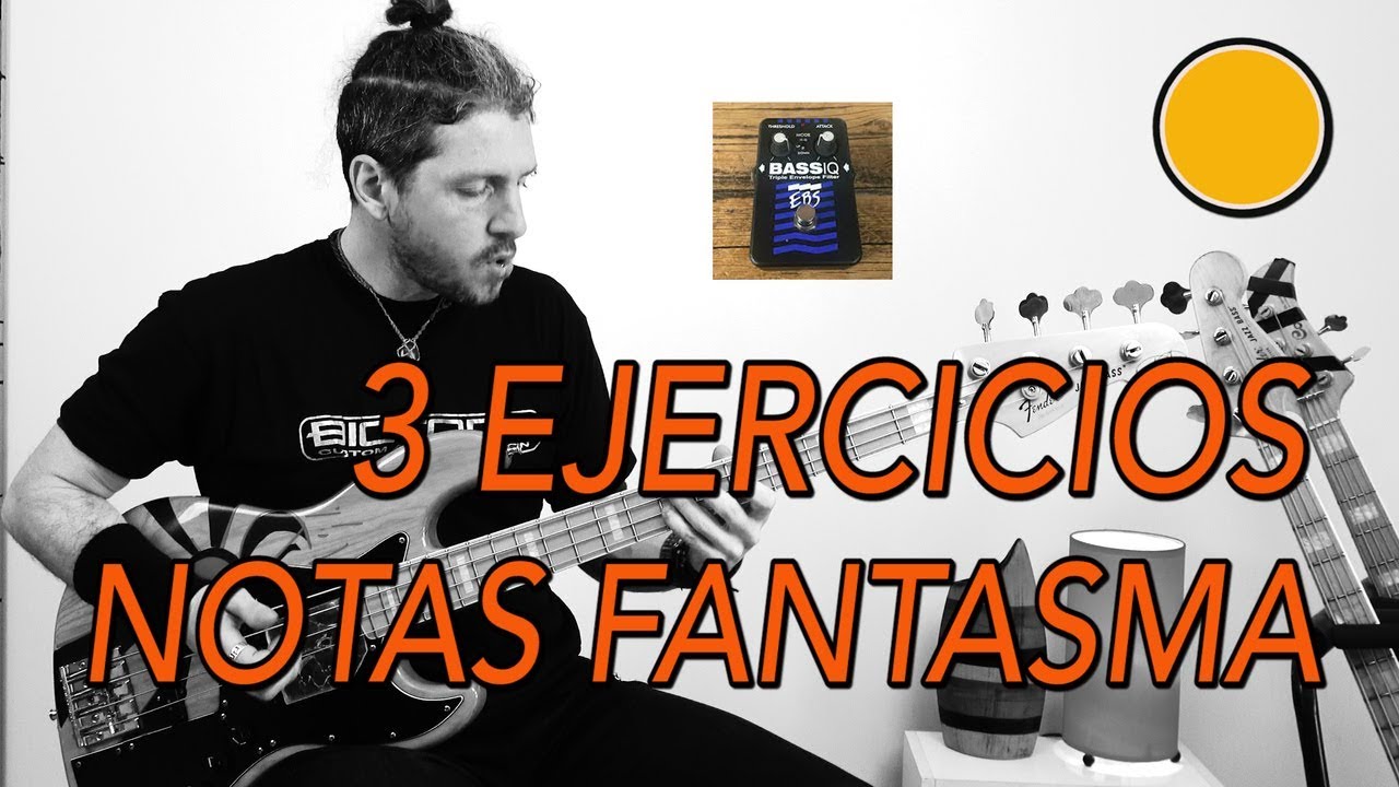3 EJERCICIOS SLAP con NOTAS FANTASMA (GHOST NOTES), imprescindible para dominar el Slap