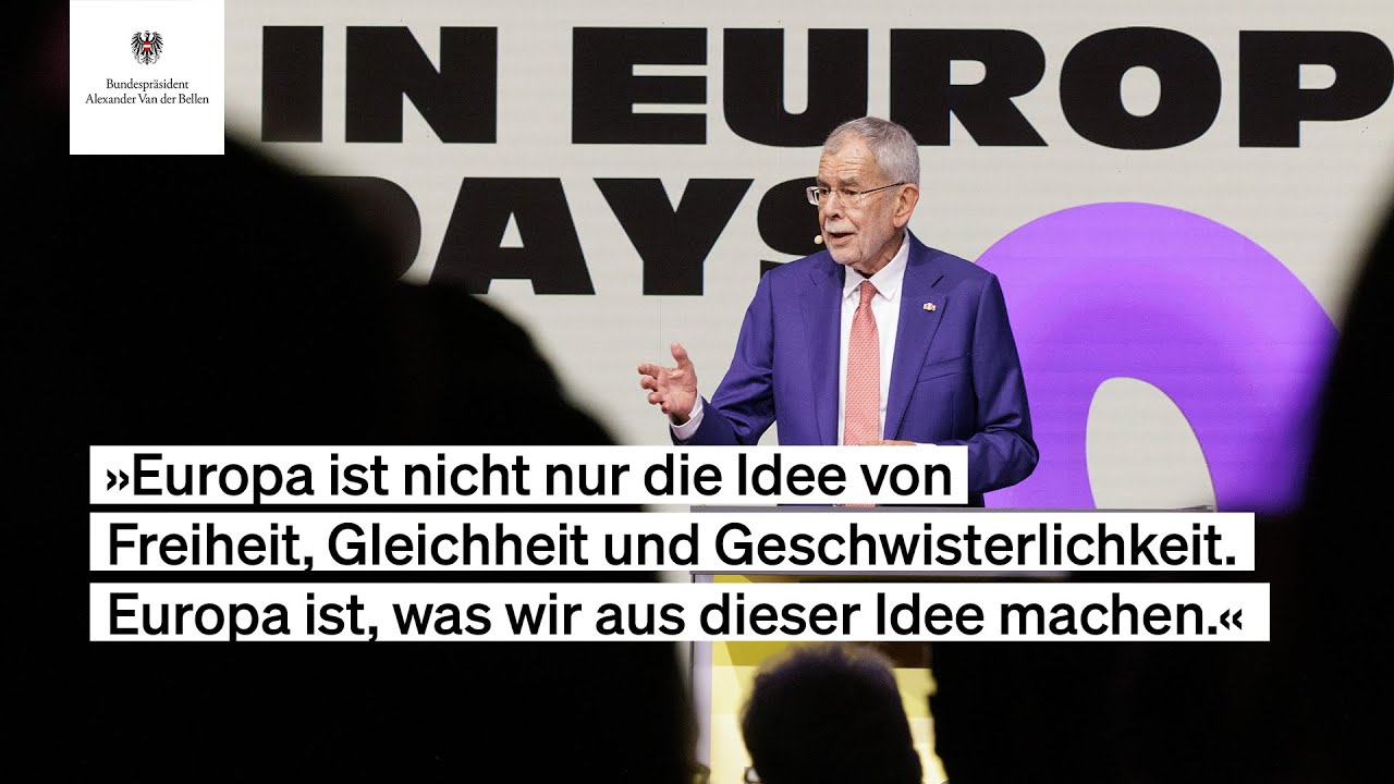 Eröffnungsrede beim European Forum Alpbach 2025 - „Europa ist die Antwort“