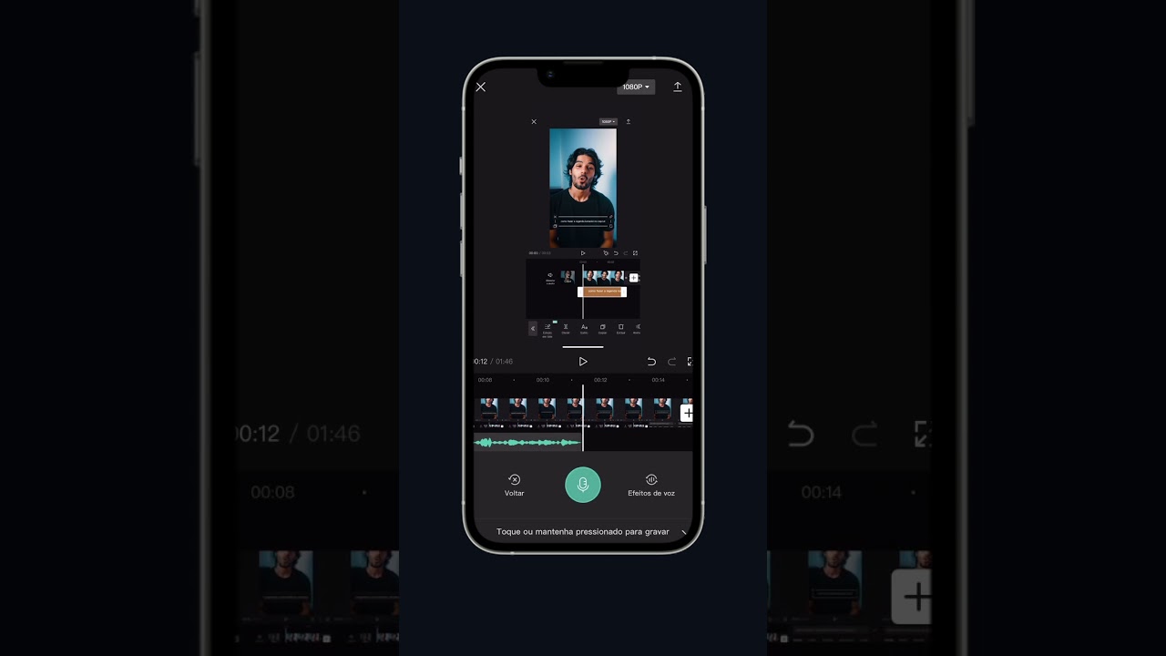 🎤 Como adicionar narra&ccedil;&atilde;o de voz com o CapCut #capcut #tutorial #edi&ccedil;&atilde;o #narra&ccedil;&atilde;o