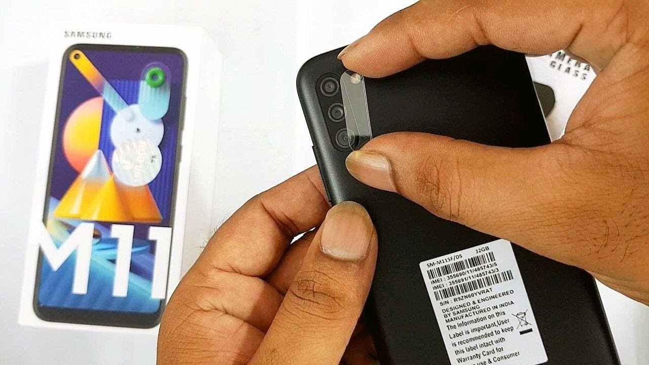 Samsung M11 Camera Lens Tempered Glass