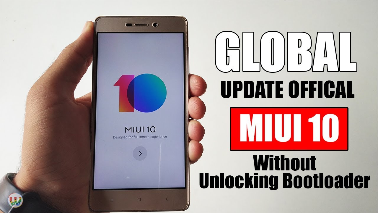 How To Update Official Global MIUI 10 On Redmi 3S Prime & Redmi Note 3