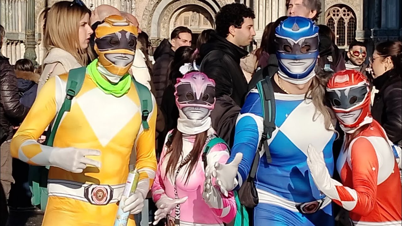 Al Carnevale di Venezia con i Power Rangers