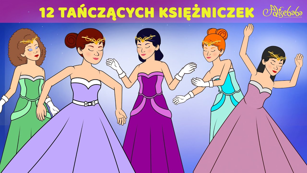 12 Księżniczek i Tańczące Czerwone Buty ✨🩷 | Bajki po Polsku | Bajka i opowiadania na Dobranoc