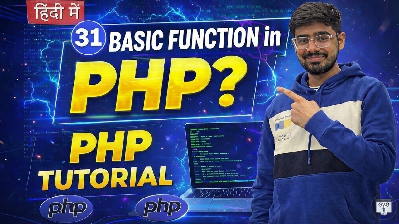 #31 PHP Tutorial in Hindi | Basic Function in PHP