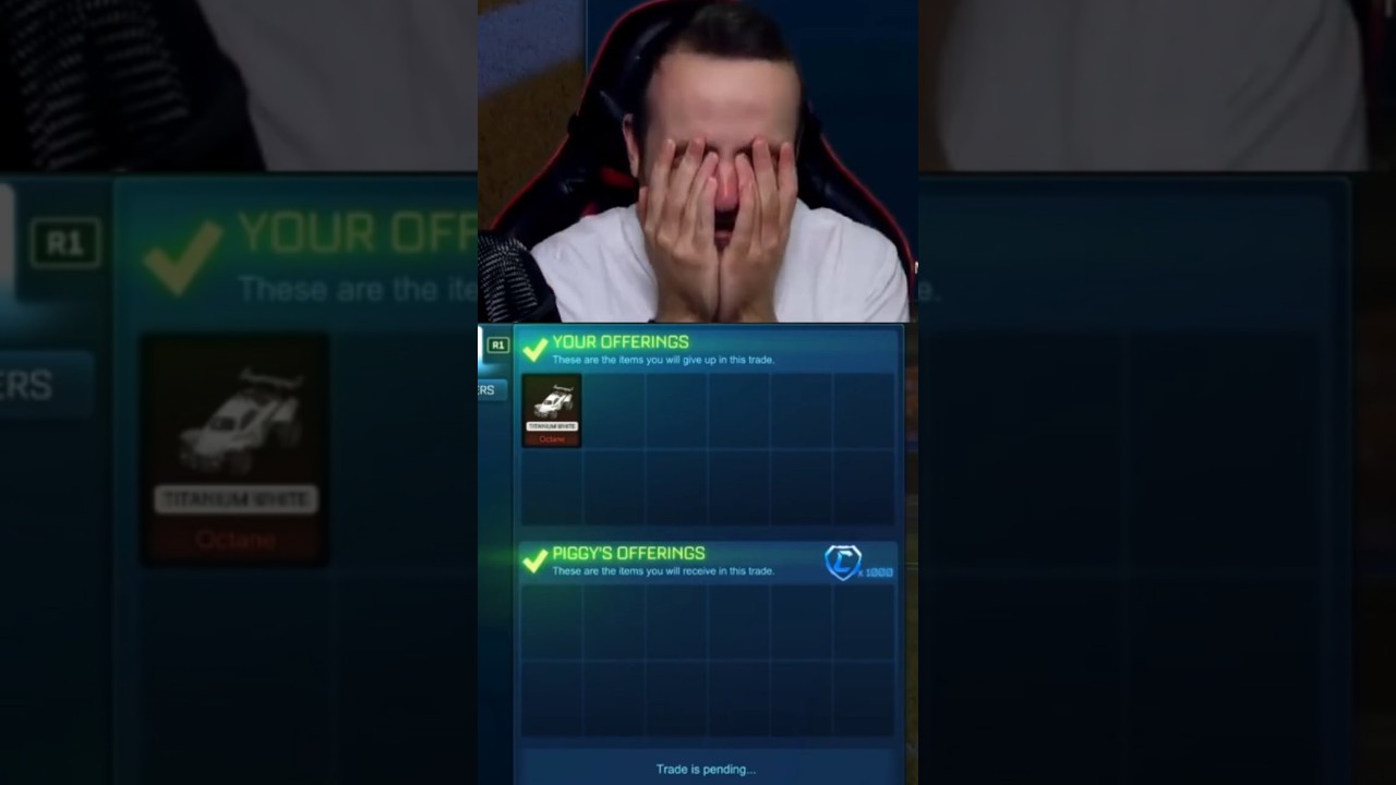 Обмен, но я ОБЯЗАН принять ПЕРВОЕ ПРЕДЛОЖЕНИЕ 🫠🤯 #rocketleague #jynxzi