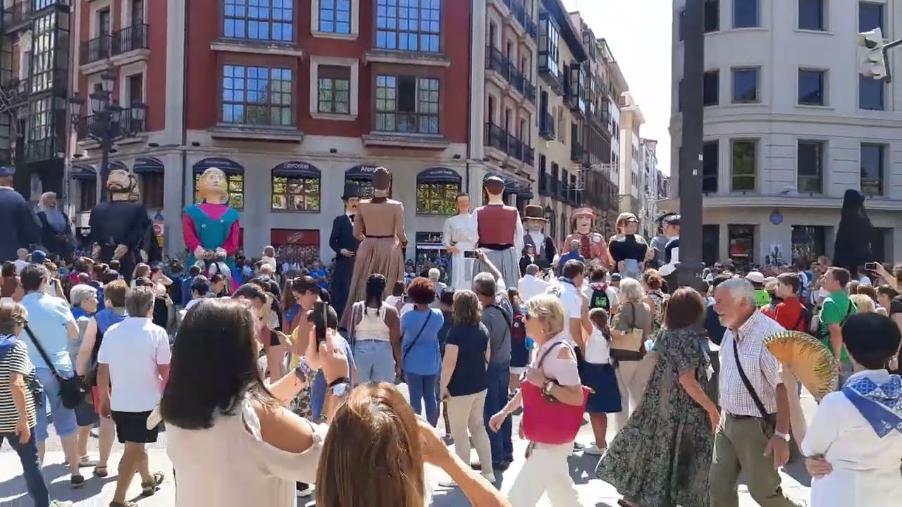 Concentración de Gigantes en Bilbao | 28 agosto 2022 | Aste Nagusia