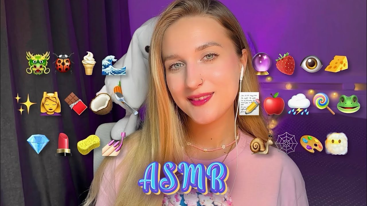 ASMR EMOJI CHALLENGE✨XXL VERSION😴🙌🏻
