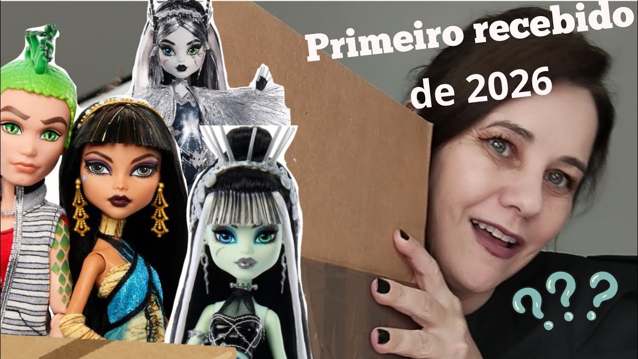 Recebidos de 2026!! Caixa 1! MONSTER HIGH DOLL! 