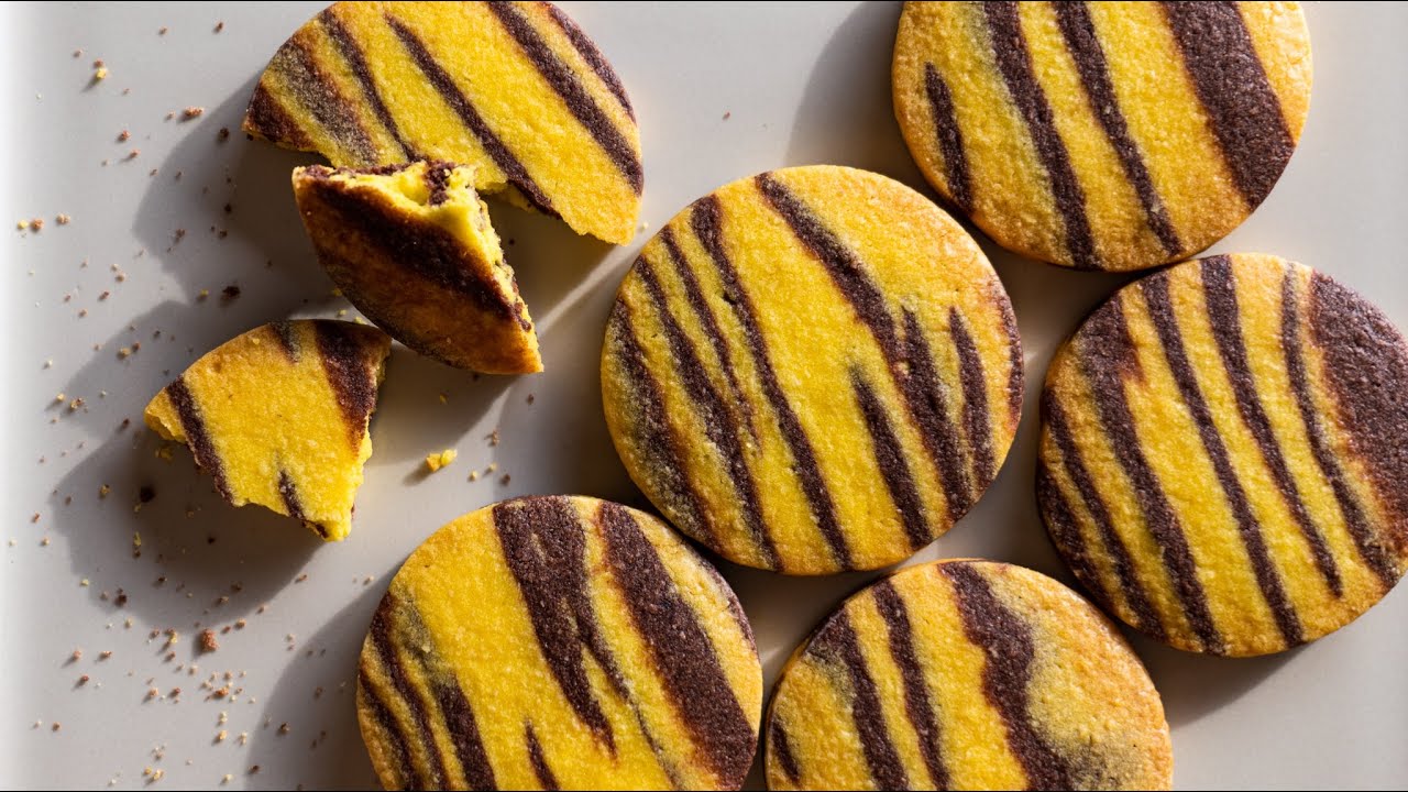 【寅年】トラ柄クッキーの作り方 *How to make a tiger pattern cookie*