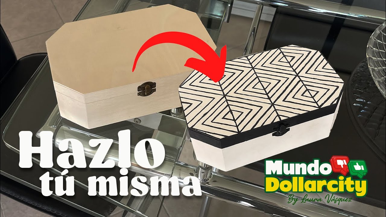 #DOLLARCITY DIY Cajita decorativa estilo tribal