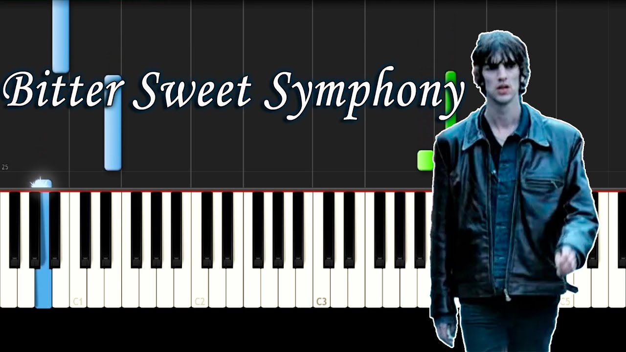 The Verve - Bitter Sweet Symphony // Piano Tutorial F&Aacute;CIL 🎹