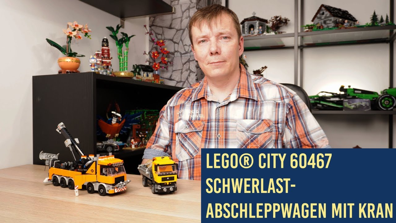 Nettes Spielset! LEGO® City 60467 Schwerlast-Abschleppwagen mit Kran