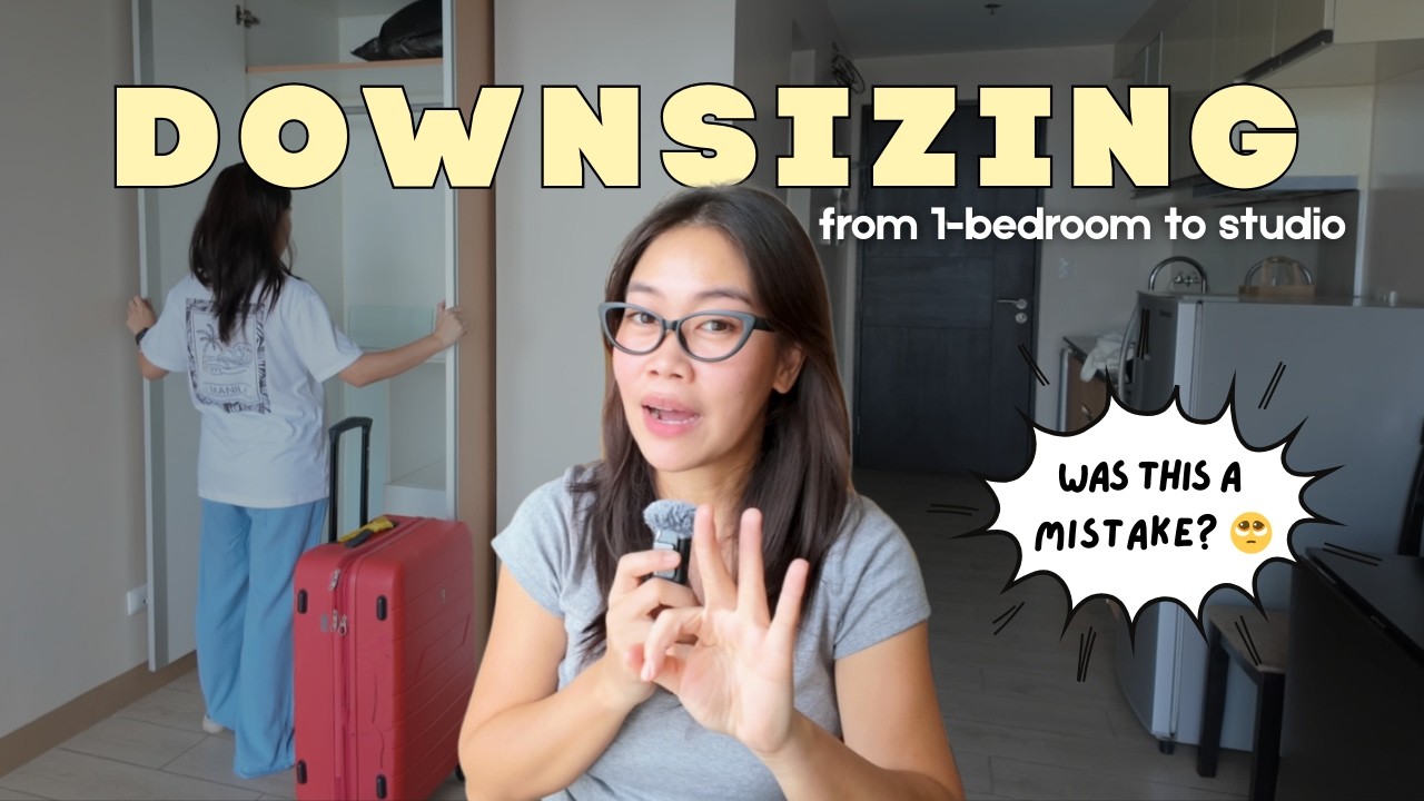 Downsizing in Manila: From 1 Bedroom to Studio | Was It a Mistake? (Tagalog)