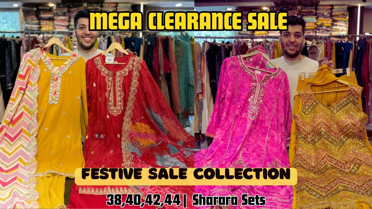 ✨Clearance Sale: Handwork Sharara Sets at Upto 40% Off | Limited Stock | Atipoorv Collection