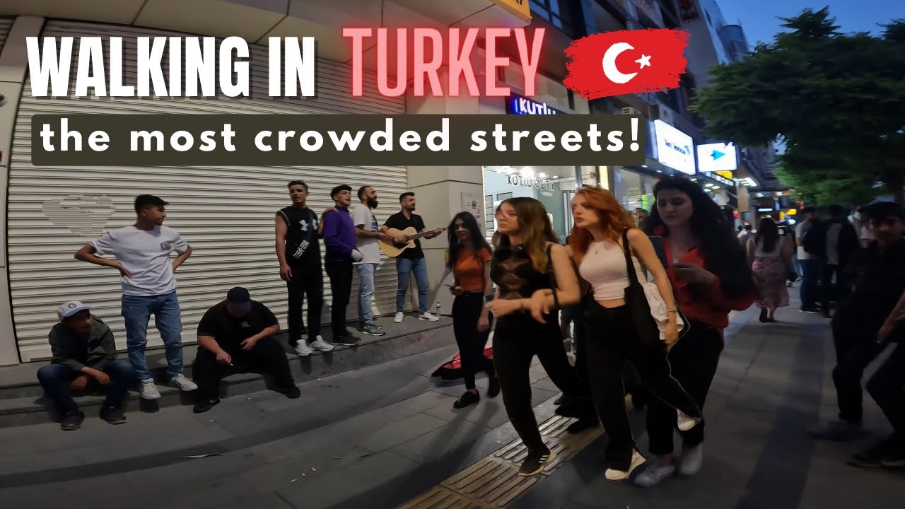 Turkey night Walking Tour in the most alive city |  July 2023 | Van, Turkey | 4k UHD 60fps