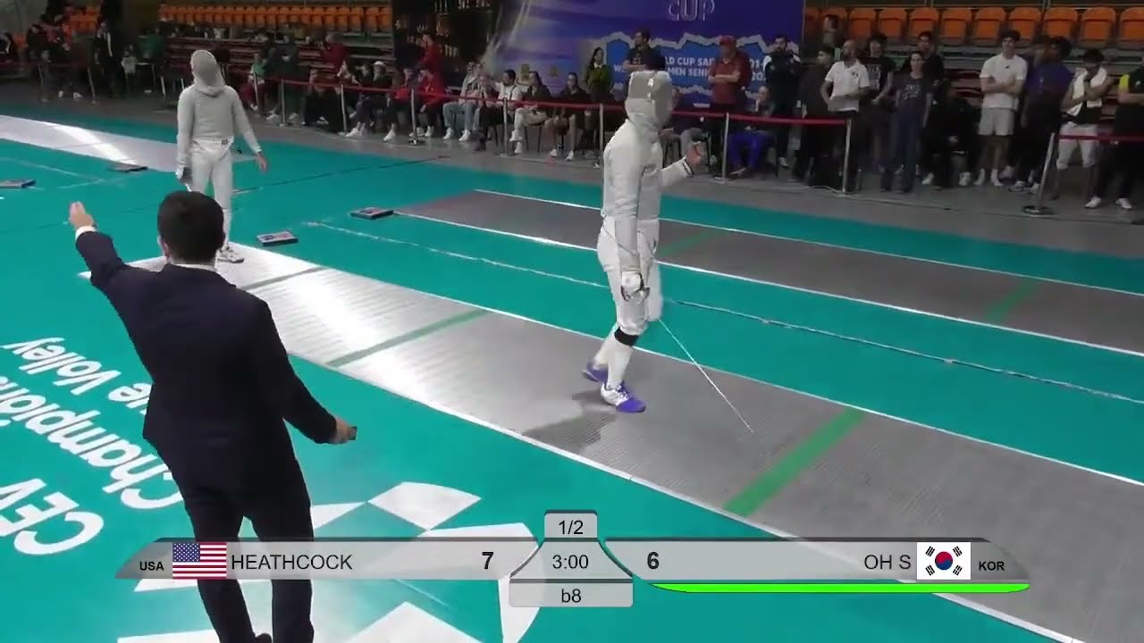Plovdiv World Cup 2025 SMS - L8 - Colin Heathcock USA v Oh Sanguk KOR
