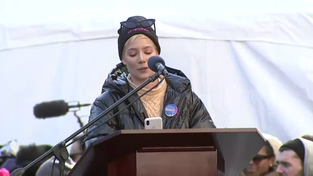 Halsey's Powerful Speech at the NYC Women's March