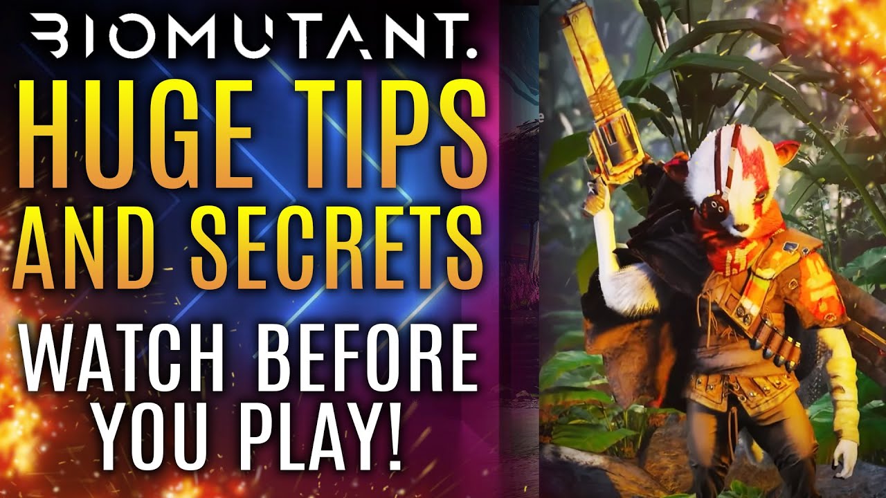 Biomutant - Biggest Tips & Secrets You Need BEFORE You Play! New Gameplay on PS5!