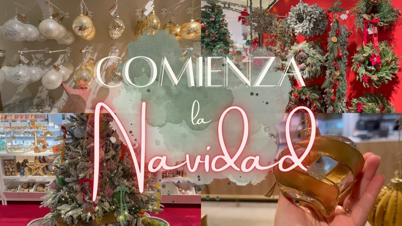 COMIENZA LA NAVIDAD 🎅🏼🎄 | ¿Cómo me INSPIRO? | HAUL DECO | TOUR por El corte Inglés 💕✨🛍️