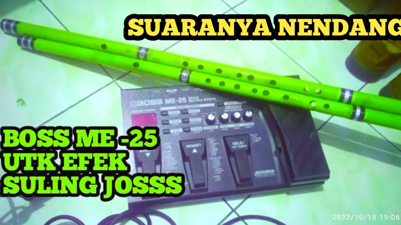 Cara Setting Efek Boss Me25 jadi efek suling dangdut