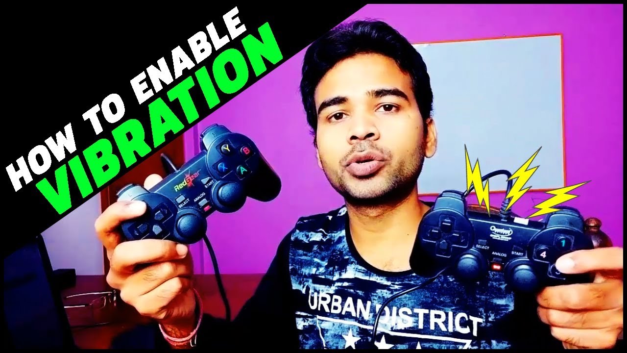 How to enable vibration in Gamepad | Hindi