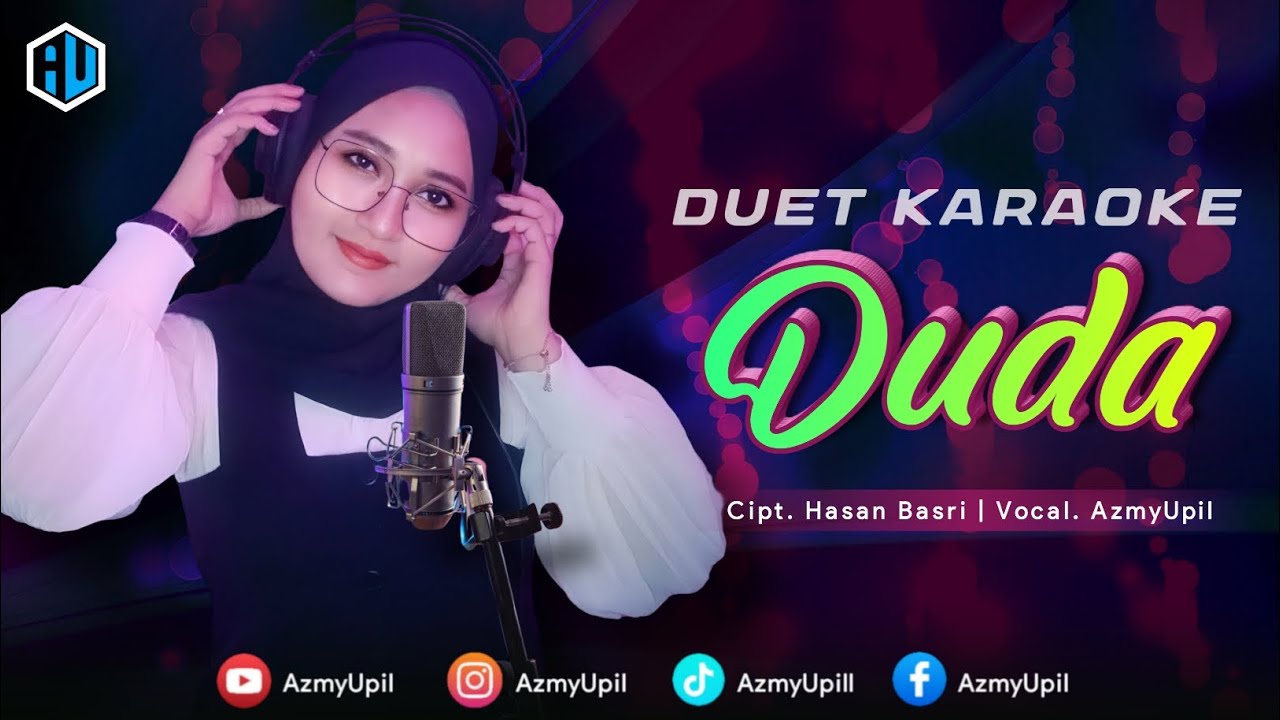 DUDA - ( MAS'UD SIDIK ) || KARAOKE DUET BERSAMA AZMYUPIL
