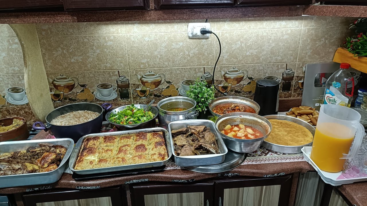 فطار تانى يوم رمضان ✨ ولادى مغتربين👩🏻‍🍳كان لازم اعملهم وجبات علشان اكون مطمنه عليهم☝🏻