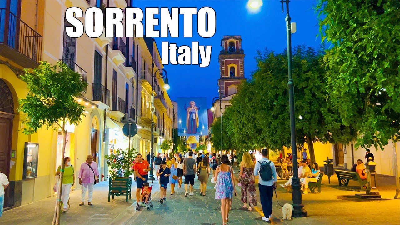 4K WALK SORRENTO Unveiling the City's Secrets through a Walking Adventure 🇮🇹  ITALY SUMMER Walk