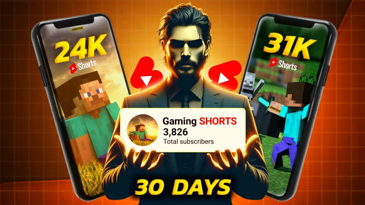 I Uploaded Minecraft Shorts for 30 Days 📈 (Mind Blowing Results😱)