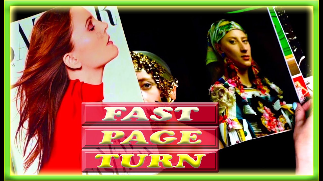 ASMR | Fast, Aggressive Page Turning | No Talking