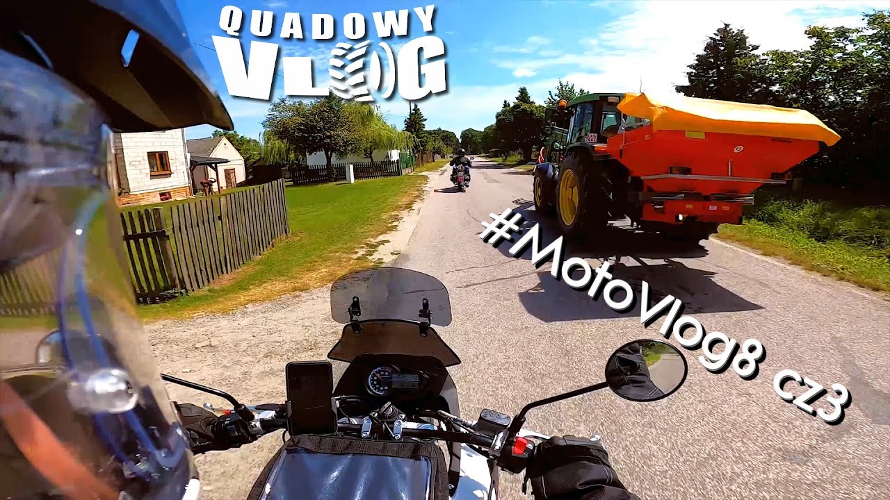 #MotoVlog8 cz3 - Mistrzowskie nazwy miejscowości, Wspomnienie wakacji, Malaguti Dune 125 (vlog pl)