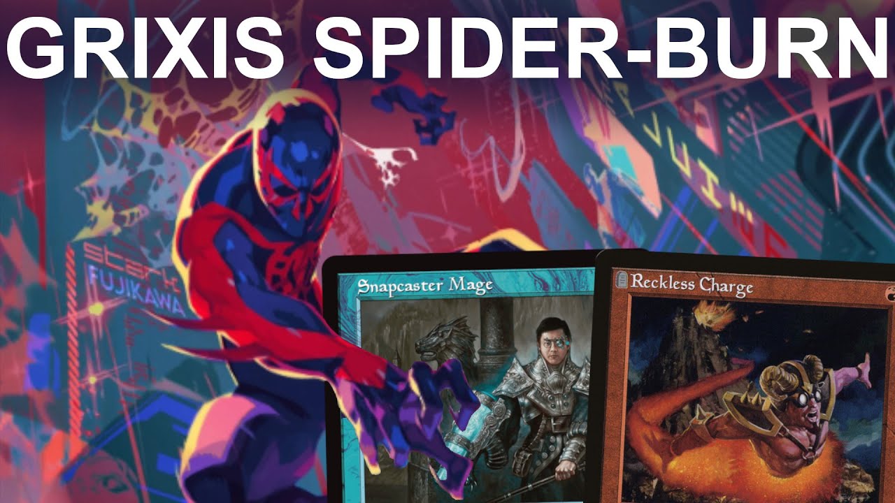 FROM THE FUTURE! Legacy Grixis Spider-Man 2099 Tempo-Burn. MTG x Marvel