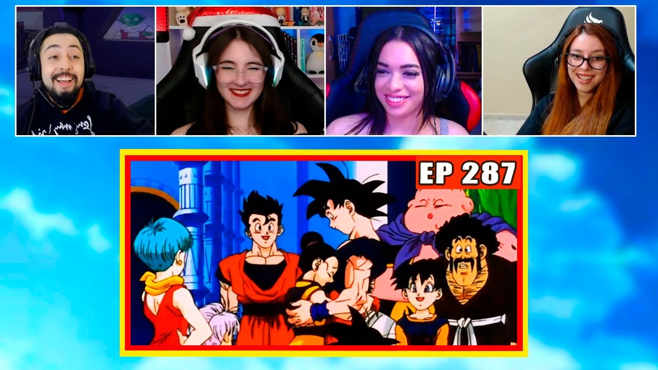 O Final da Saga Boo | 4 Pessoas Reagindo | Dragon Ball Z - EP 287