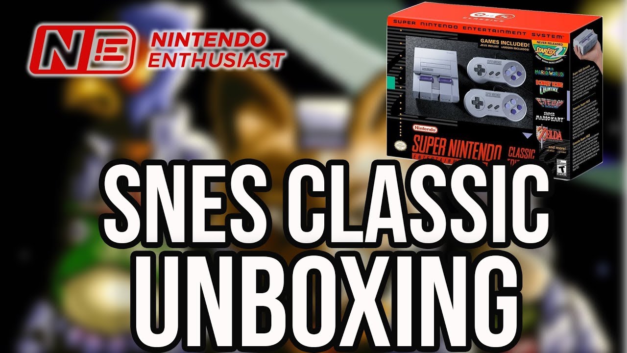 SNES Classic Edition UNBOXING and SIZE COMPARISON | Nintendo Enthusiast