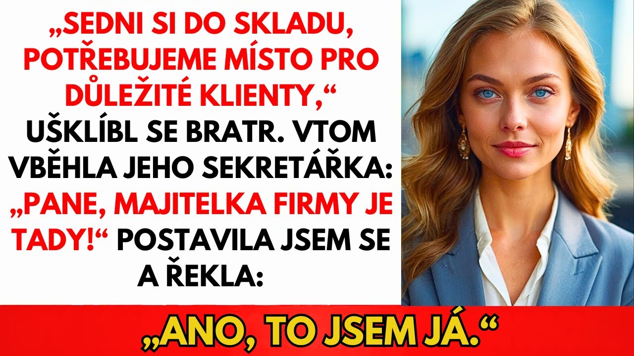 Na Schůzi Rodinné Firmy Mě Posadili Do Skladu — Netušili, Že Jsem Ta Nej...