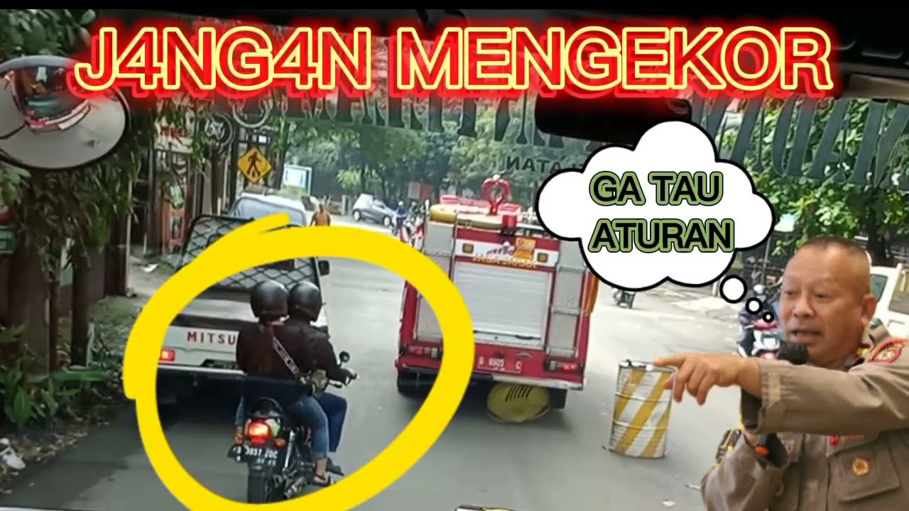 Jangan Mengekor Berbahaya, Pemadam Prioritas Dijalan Raya