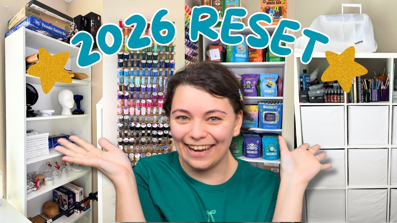 2025 was a lot. Let's chat while I organize my craft room.