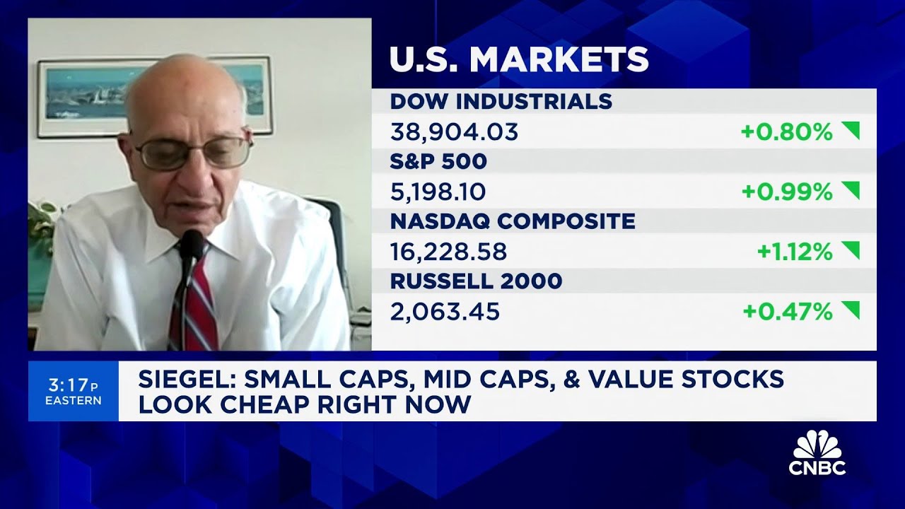 Small-cap, mid-cap and value stocks look discounted even without rate cuts, says Wharton's Siegel