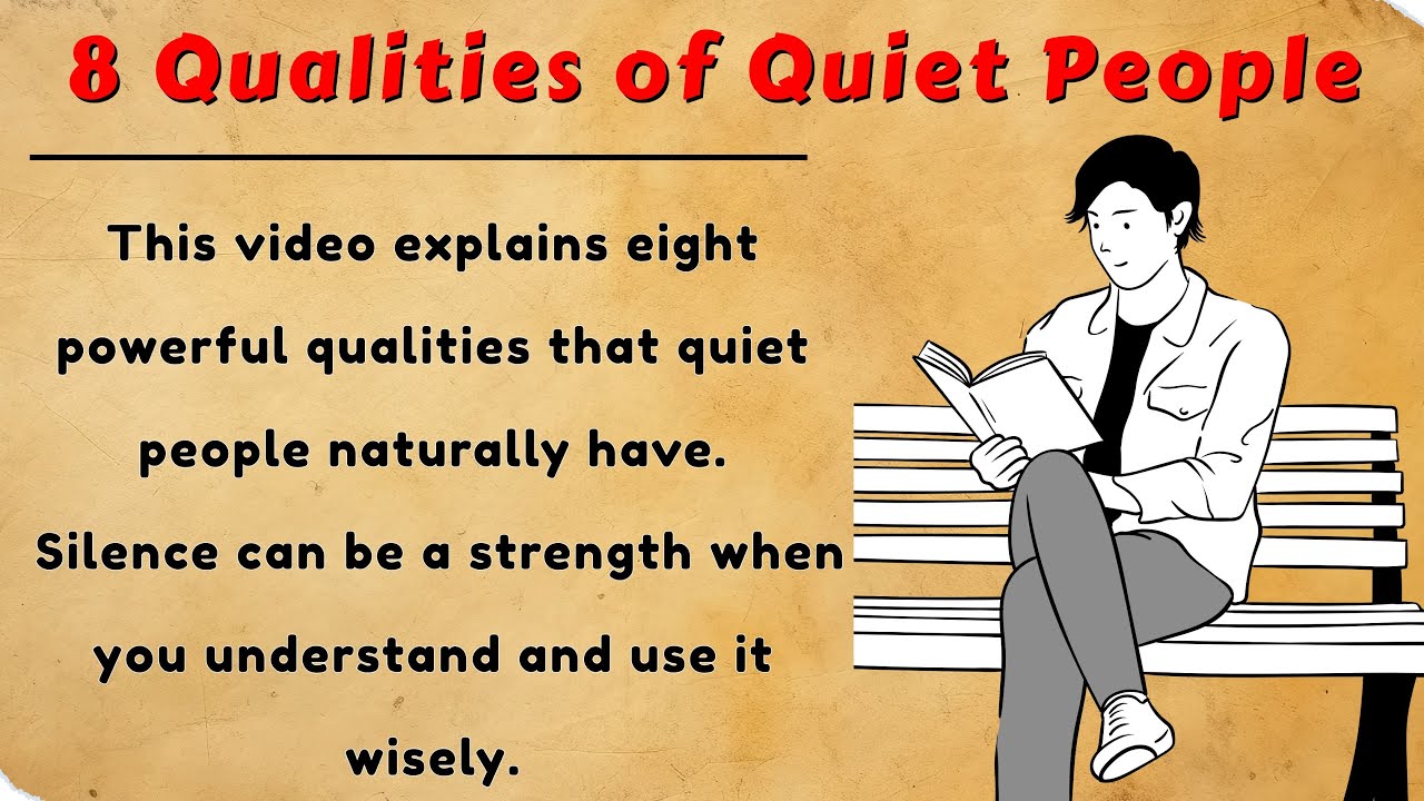 8 Qualities of Quiet People | Learn English Through Story Level 3 -Graded Reader Level 3